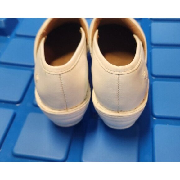 Nurse Mates Womens Shoes Sz 8M Halle Slip On Leather Clog Slip Resistant Sole - Picture 4 of 9